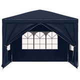 Party Tent 3x3 m Blue - Side View