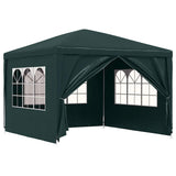Party Tent 3x3 m Green - Front View