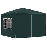 Party Tent 3x3 m Green - Side View