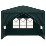 Party Tent 3x3 m Green - Top-Down View