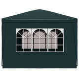 Party Tent 3x3 m Green - 45-Degree Angle