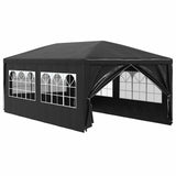 Party Tent 3x6 m Anthracite - Front View