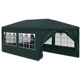 Party Tent 3x6 m Green - Front View