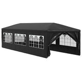 Party Tent 3x9 m Anthracite - Front View