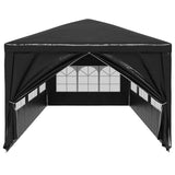 Party Tent 3x9 m Anthracite - Top-Down View