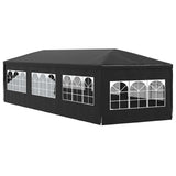 Party Tent 3x9 m Anthracite - Rear View
