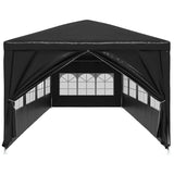 Party Tent 3x12 m Anthracite - Top-Down View