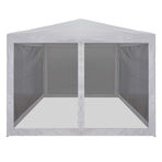 Party Tent with 4 Mesh Sidewalls 3x3 m