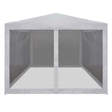 Party Tent with 4 Mesh Sidewalls 3x3 m - Front View