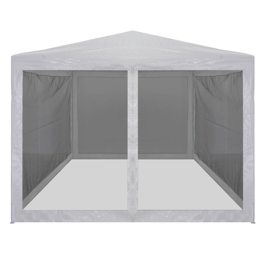 Party Tent with 4 Mesh Sidewalls 4x3 m