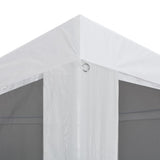 Party Tent with 8 Mesh Sidewalls 9x3 m - Top-Down View
