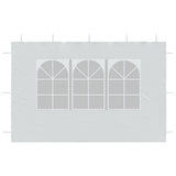 Party Tent Sidewall 2 pcs with Window PE White