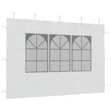 Party Tent Sidewall 2 pcs with Window PE White