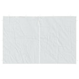 Party Tent Sidewall 2 pcs with Zipper PE White