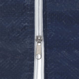 Party Tent Sidewall 2 pcs with Zipper PE Blue - Top-Down View