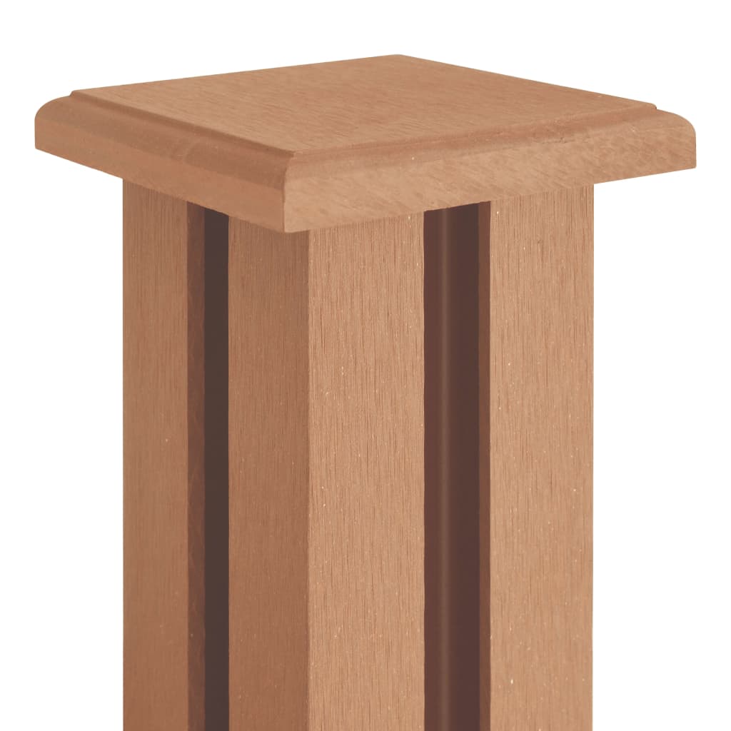 Fence Posts 3 pcs WPC 185 cm
