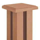 Fence Posts 3 pcs WPC 185 cm - 45-Degree Angle