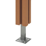 Fence Posts 3 pcs WPC 185 cm