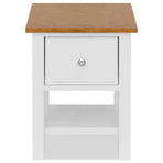 Nightstand 36x30x47 cm Solid Oak Wood