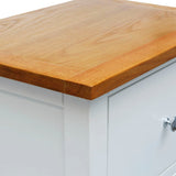 Nightstand 36x30x47 cm Solid Oak Wood - 45-Degree Angle