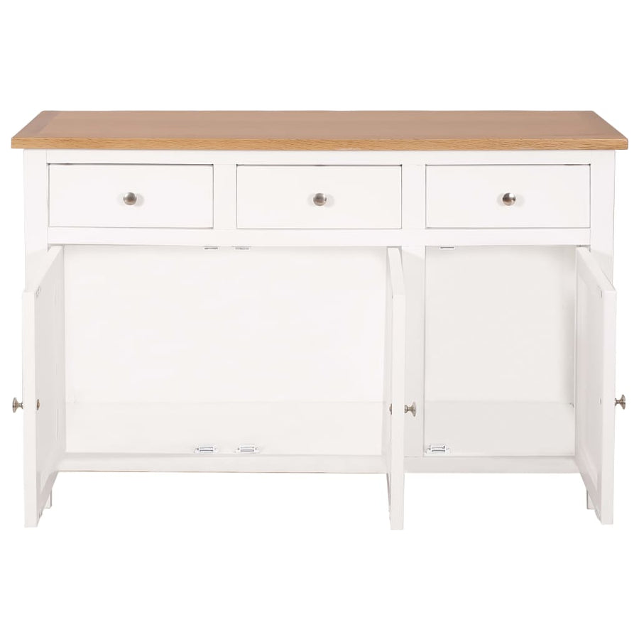 Sideboard 110x33,5x70 cm Solid Oak Wood