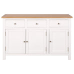Sideboard 110x33,5x70 cm Solid Oak Wood