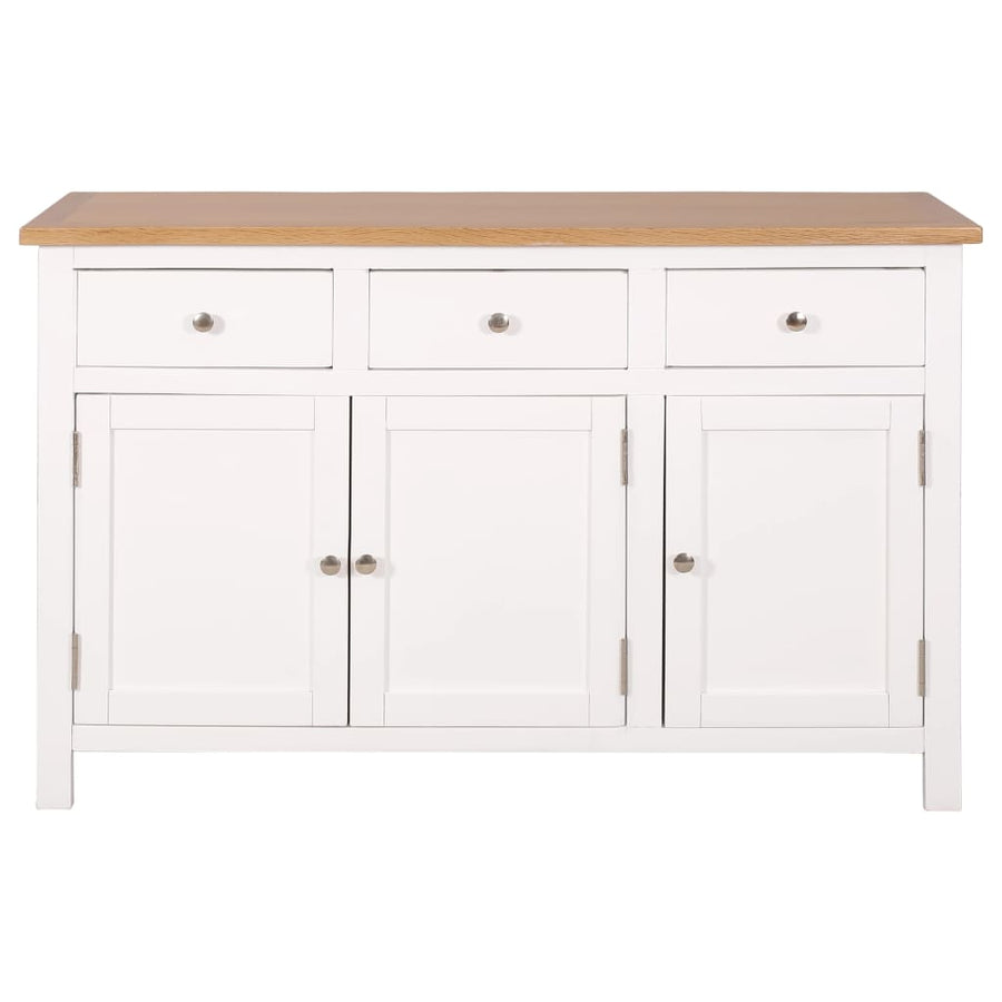 Sideboard 110x33,5x70 cm Solid Oak Wood