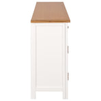 Sideboard 110x33,5x70 cm Solid Oak Wood
