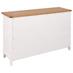 Sideboard 110x33,5x70 cm Solid Oak Wood
