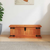 Storage Chest 60x25x22 cm Solid Acacia Wood - Side View