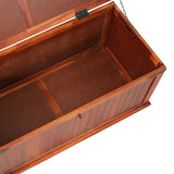 Storage Chest 90x45x40 cm Solid Acacia Wood - Low Angle