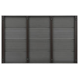 Floor Element for Solar Shower Pool Ladder WPC - Top-Down View