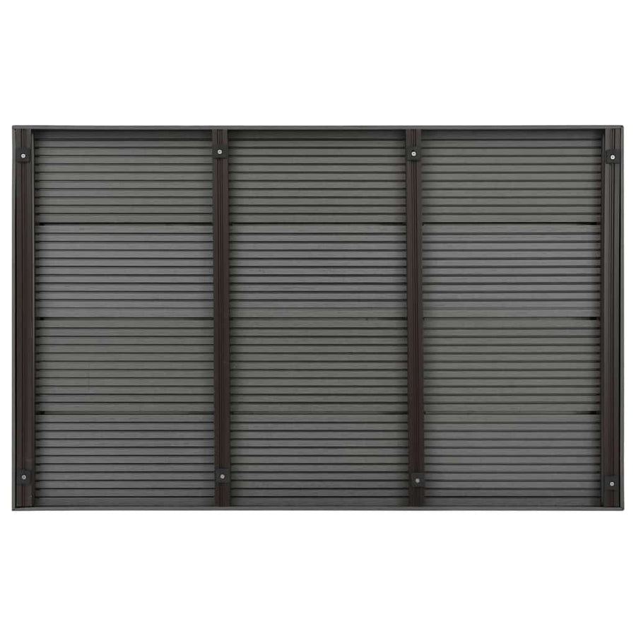 Floor Element for Solar Shower Grey 101x63x5.5 cm WPC