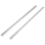 5 pcs Decking Angle Trims Aluminium 170 cm Silver