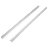 5 pcs Decking Angle Trims Aluminium 170 cm Silver - Side View