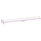 5 pcs Decking Angle Trims Aluminium 170 cm Silver