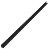 5 pcs Decking Angle Trims WPC 170 cm Grey - 45-Degree Angle