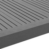5 pcs Decking Angle Trims WPC 170 cm Grey