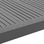 5 pcs Decking Angle Trims WPC 170 cm Grey