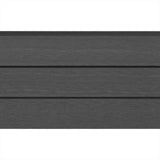 Replacement Fence Boards WPC 7 pcs 170 cm Grey - Side View