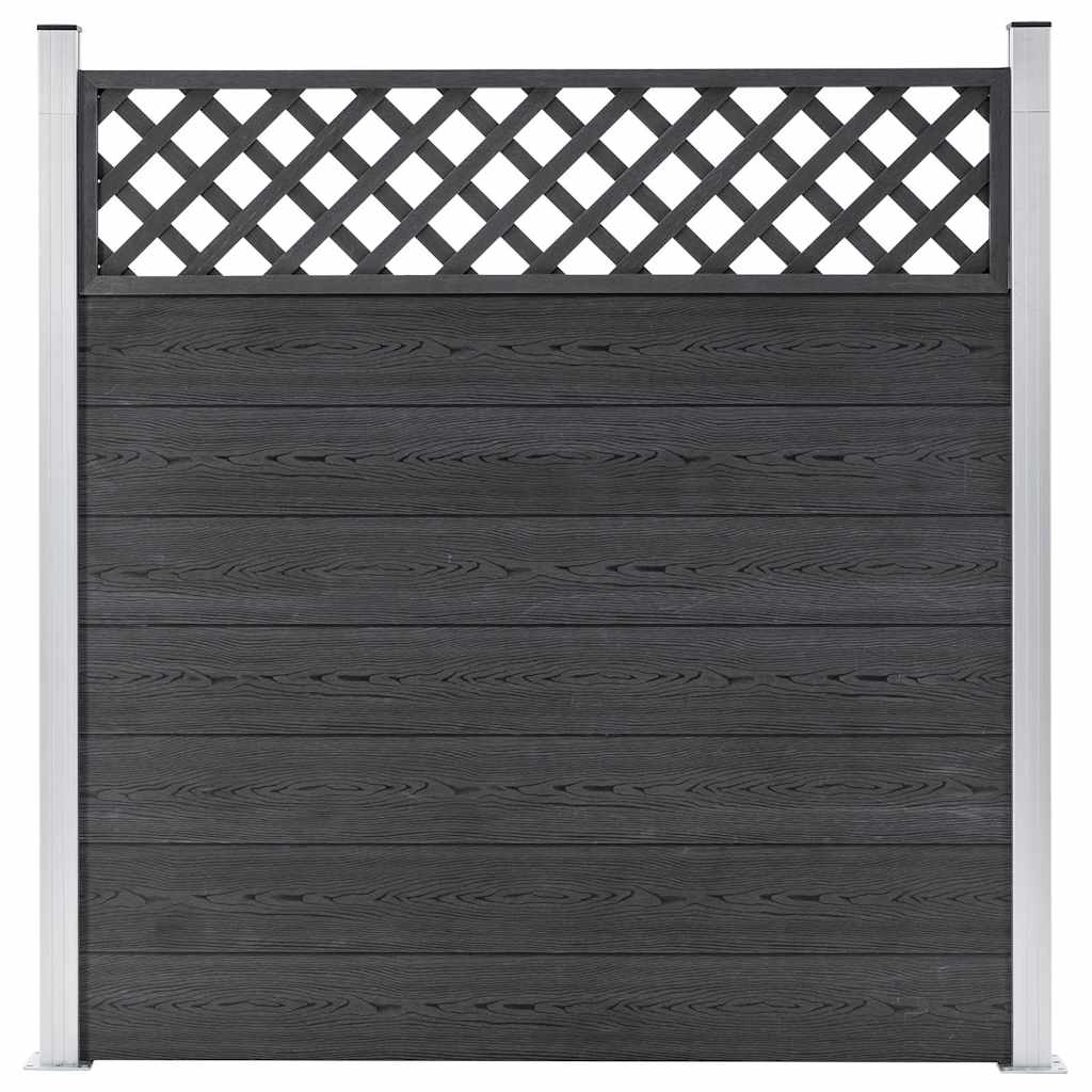Replacement Fence Boards WPC 7 pcs 170 cm Grey