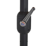 Garden Parasol with Aluminium Pole 460x270 cm Terracotta - Close-Up Angle