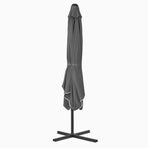 Garden Parasol with Steel Pole 250x250 cm Anthracite