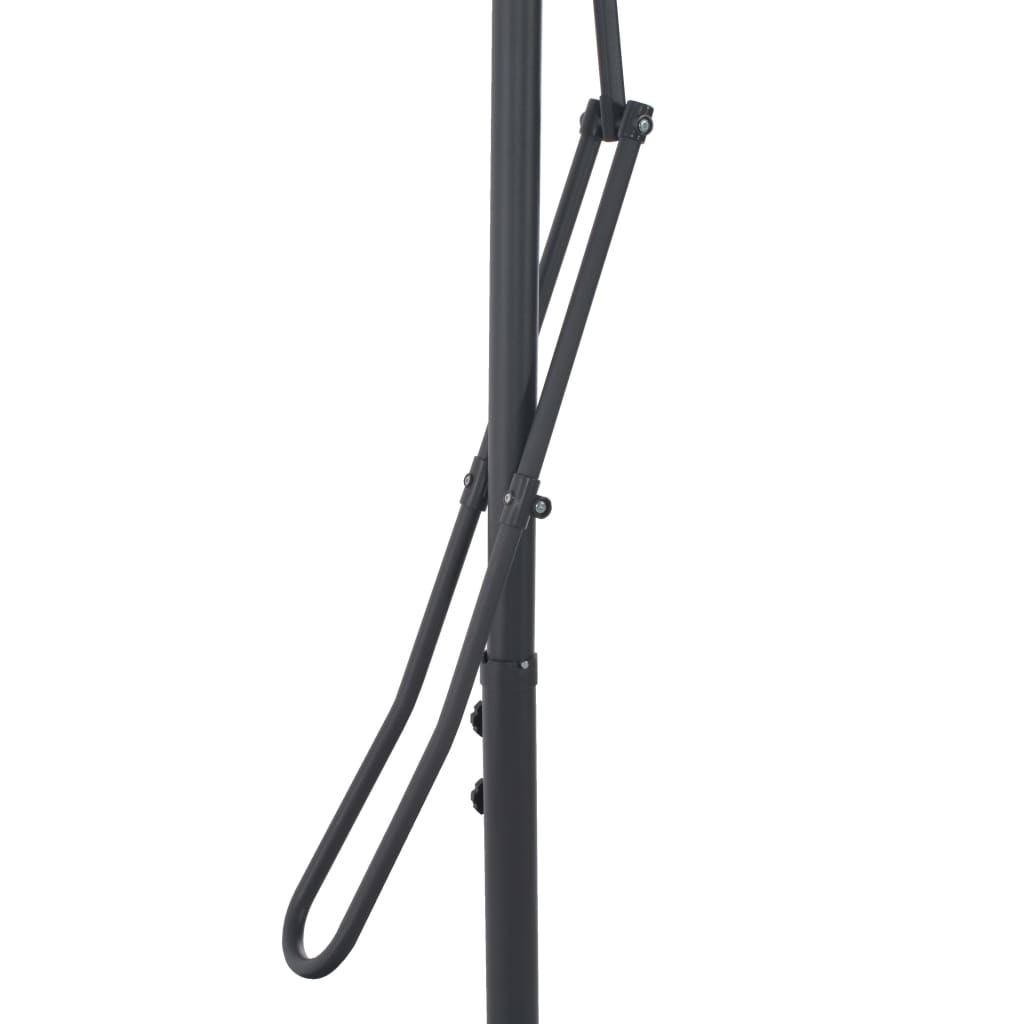 Garden Parasol with Steel Pole 250x250 cm Taupe