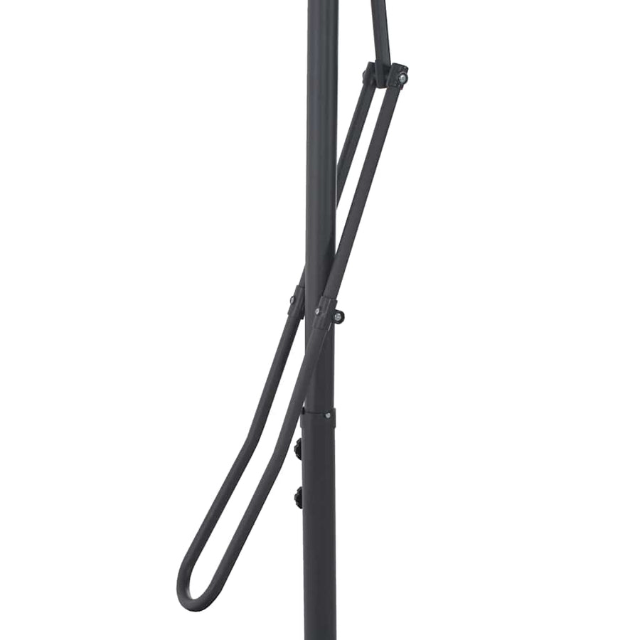 Garden Parasol with Steel Pole 250x250 cm Taupe