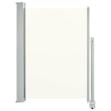 Patio Retractable Side Awning 100 x 300 cm Cream