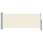 Patio Retractable Side Awning 100 x 300 cm Cream