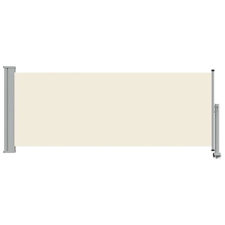 Patio Retractable Side Awning 100 x 300 cm Cream