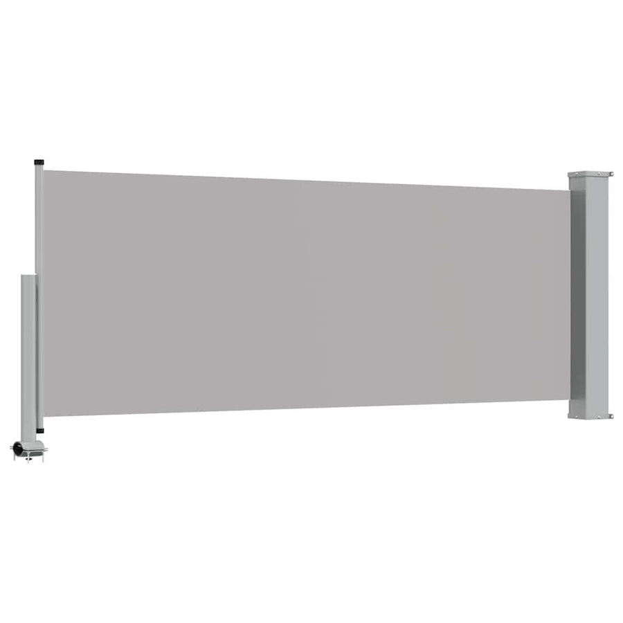 Patio Retractable Side Awning 100 x 300 cm Grey