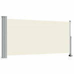 Patio Retractable Side Awning 120 x 300 cm Cream
